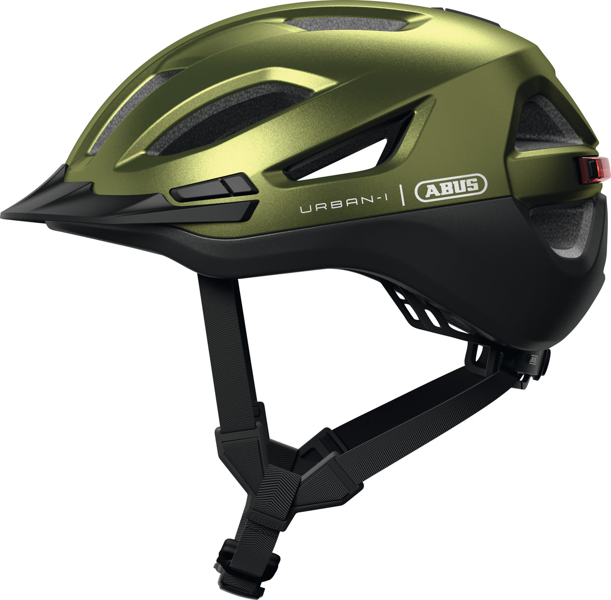 Abus Fahrradhelm Urban-i 4.0 Ace Pepper Green S - 51-55 cm - Grün - Geeignet für den Einsatz an Elektrofahrrädern - Cityfahrrädern - 260 g