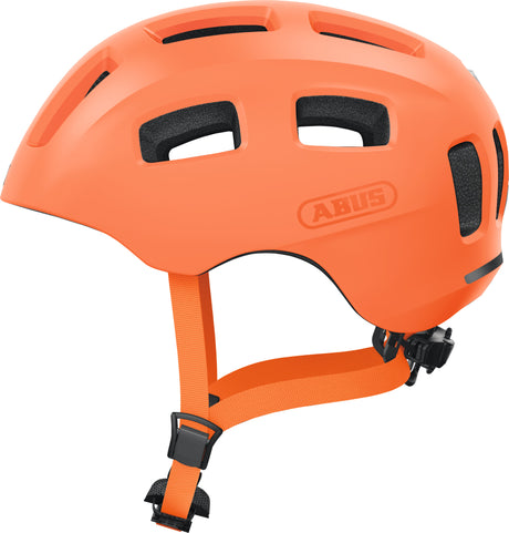 Abus Fahrradhelm youn-i 2.0 mono orange s - 48-54 cm - orange - geeignet für den Einsatz an Elektrofahrrädern - Cityfahrrädern - 240 g