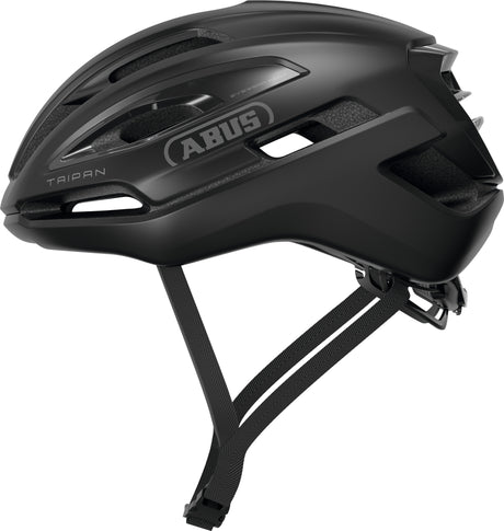 Abus Fahrradhelm Taipan Velvet Black M – 54–58 cm – Schwarz – für den Einsatz auf Gravelbikes geeignet – 275 g