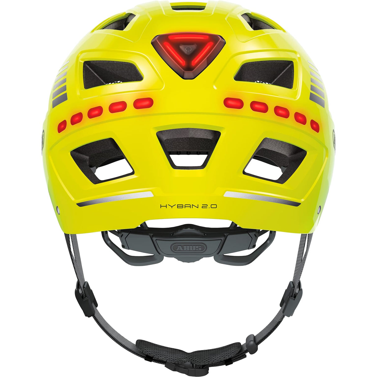 Abus Casque Hyban 2.0 Signal LED jaune XL 58-63CM