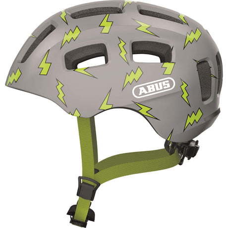 Abus Helm Youn-i 2.0 grauer Blitz m 52-57cm