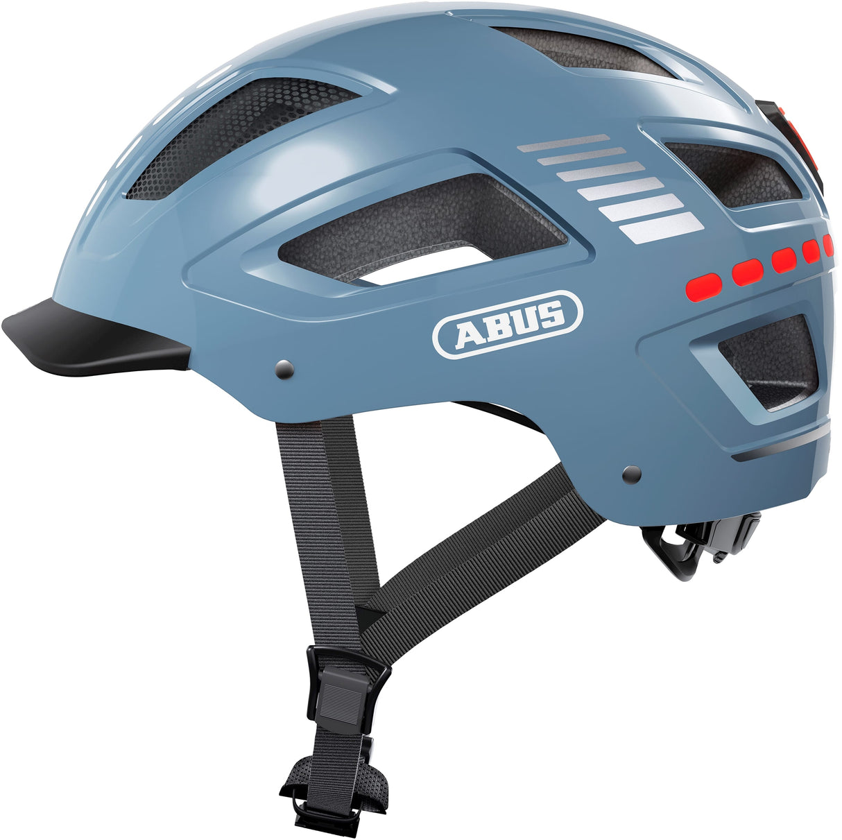 Abus Helmet Hyban 2.0 LED Signal Glacier XL 58-63cm