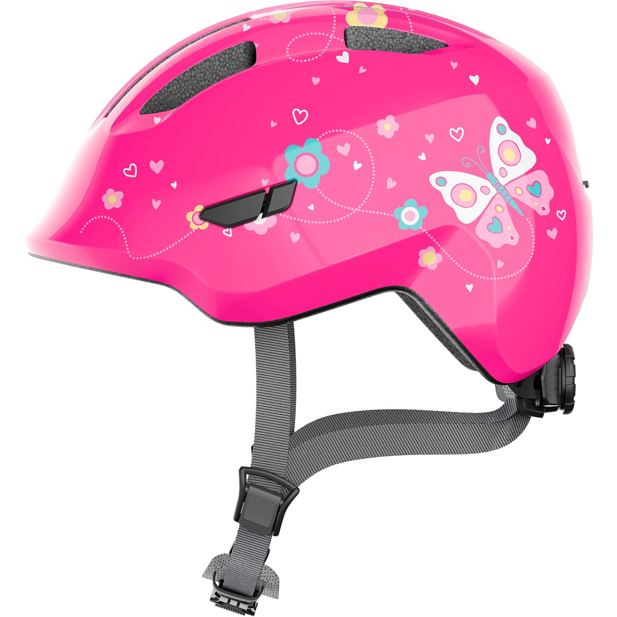 Abus Helmet Child Smiley 3.0 Rose Butterfly S (45-50 cm)