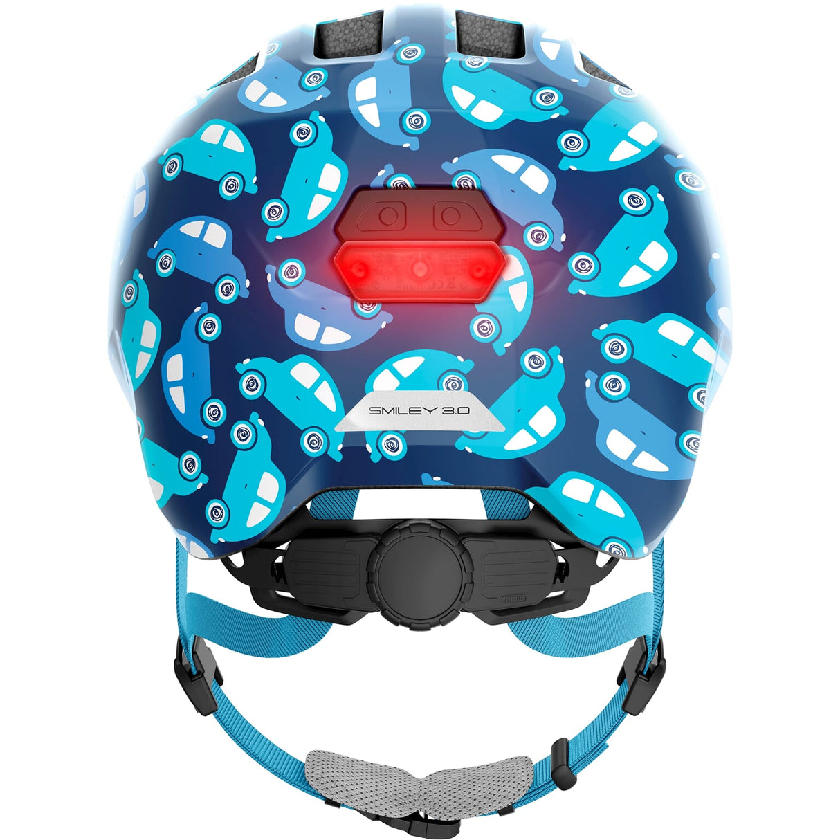 Abus Helmet Smiley 3.0 LED Blue Car S 45-50cm