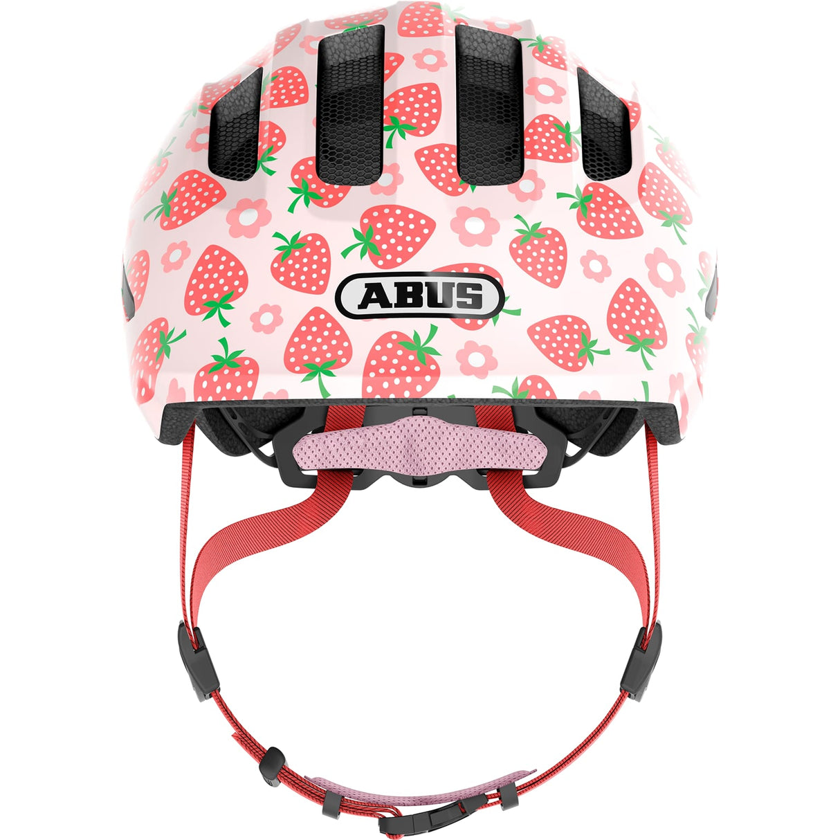 Abus Helmet Smiley 3.0 LED Rose Strawberry S 45-50cm