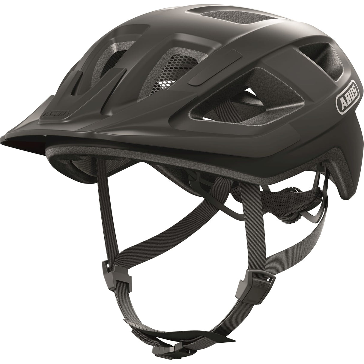 Abus Aduro 3.0 Fahrradhelm sportlicher und schicker Samt Schwarz M 52-58 cm