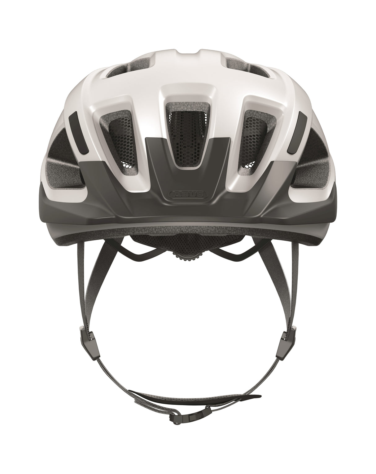 Abus Helm Aduro 3.0 Sporty Bicycle Helmet, White, L 58-62cm