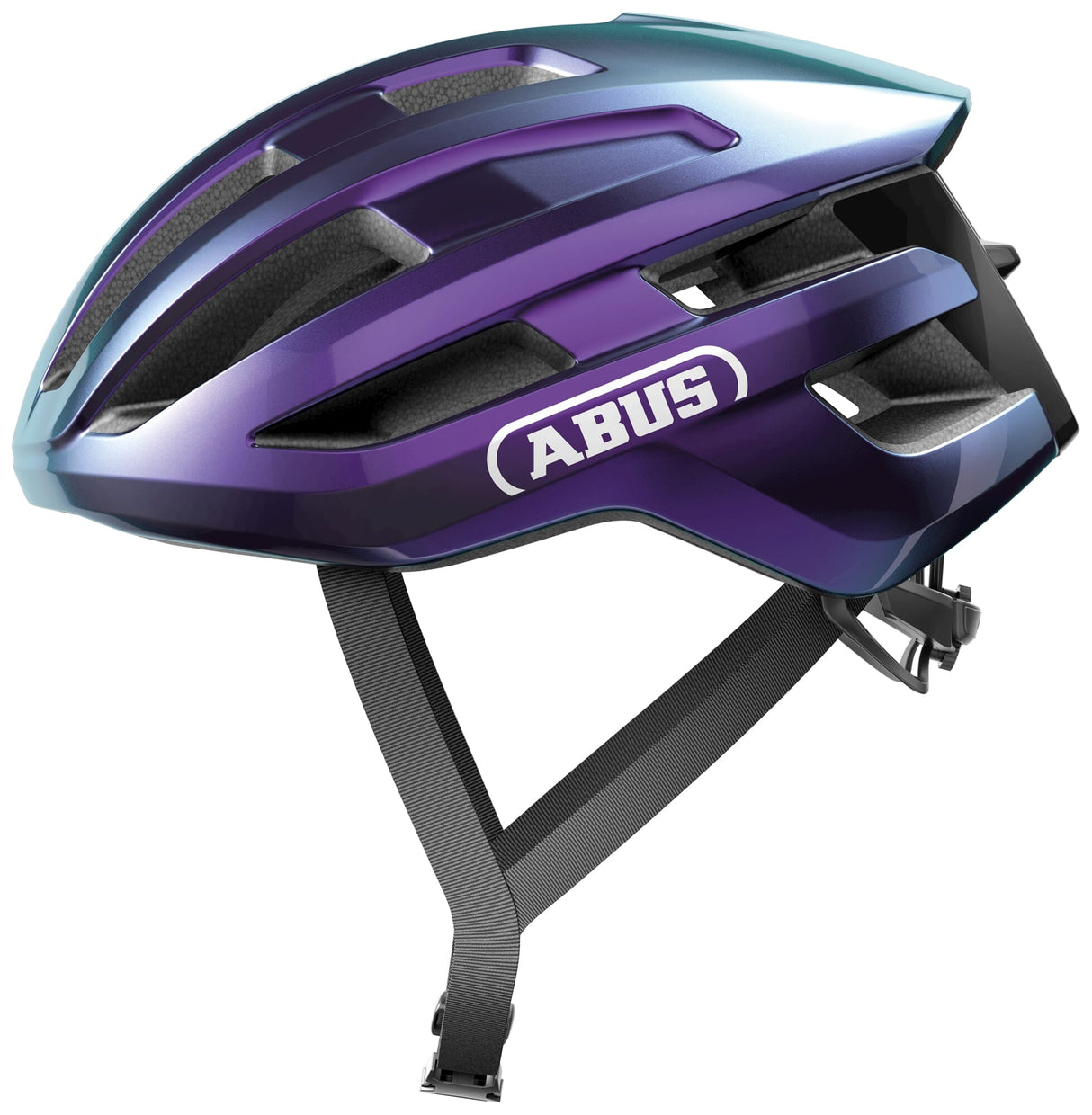 ABUS Helm Powerdome Fliplop Purple M 54-58 cm