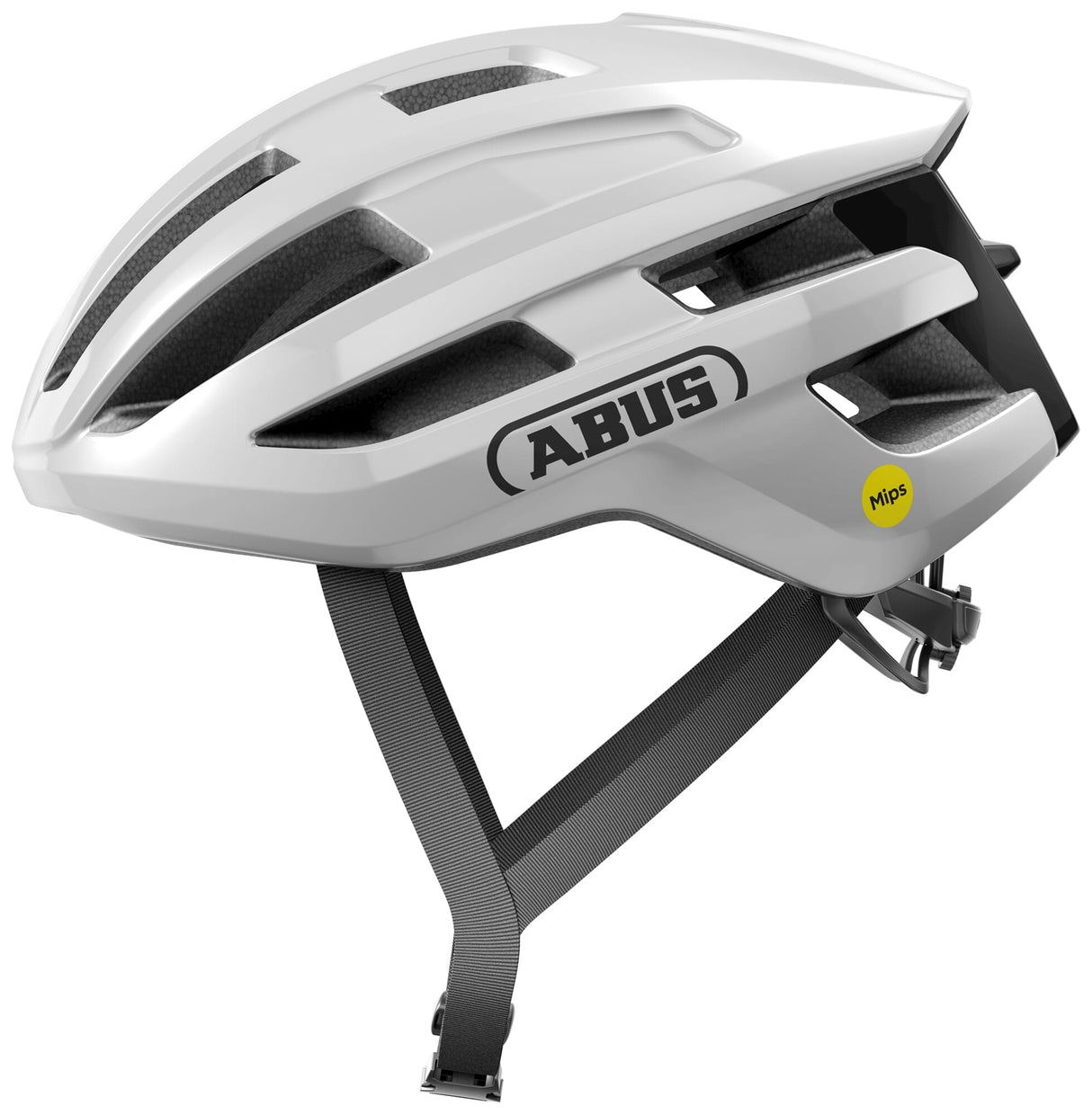 Abus Helm Powerdome Mips glänzend weiß