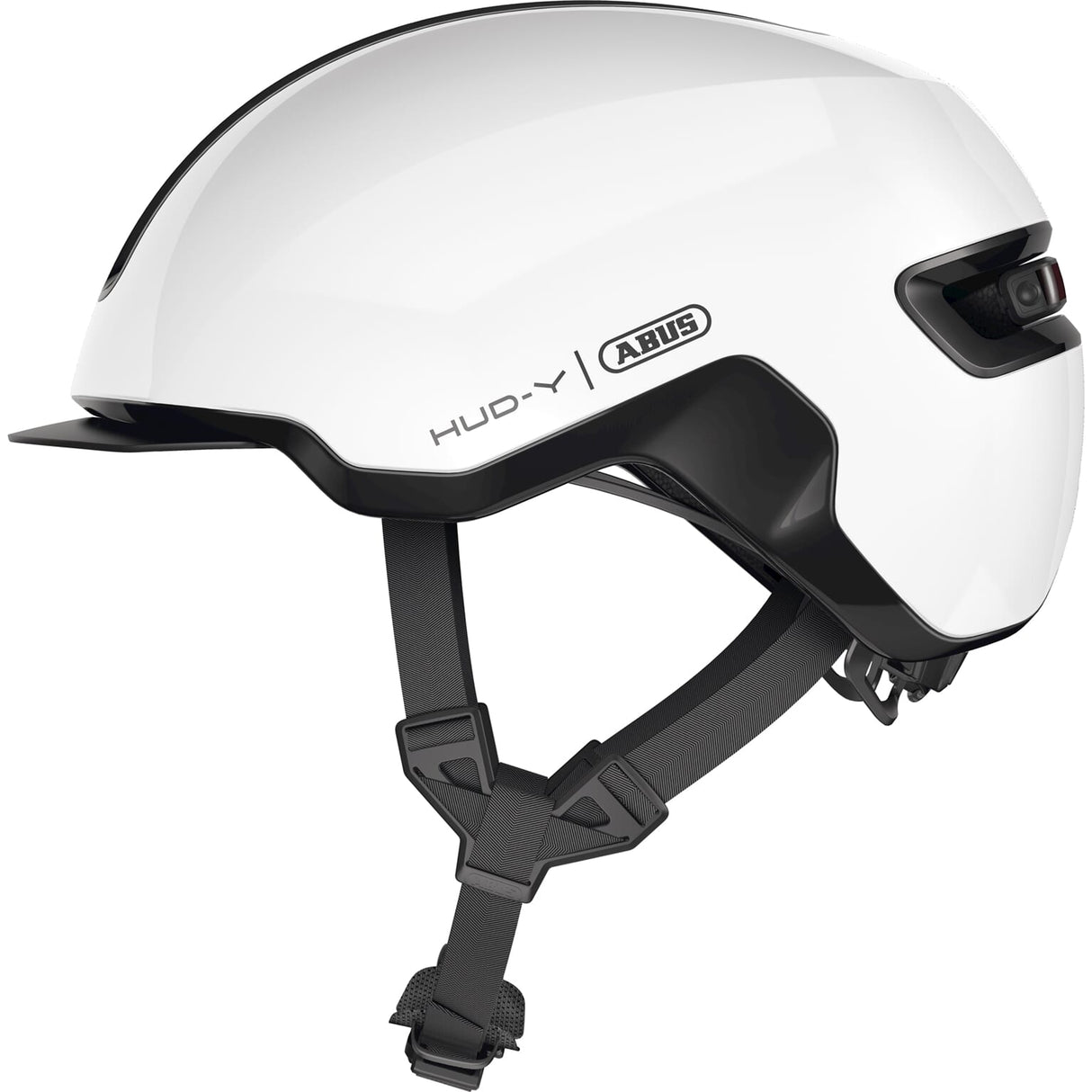 Abus helm hud-y shiny white s 48-54 cm