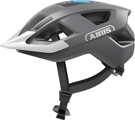 Abus Helm Aduro 3.0 LED Race grau M 52-58cm