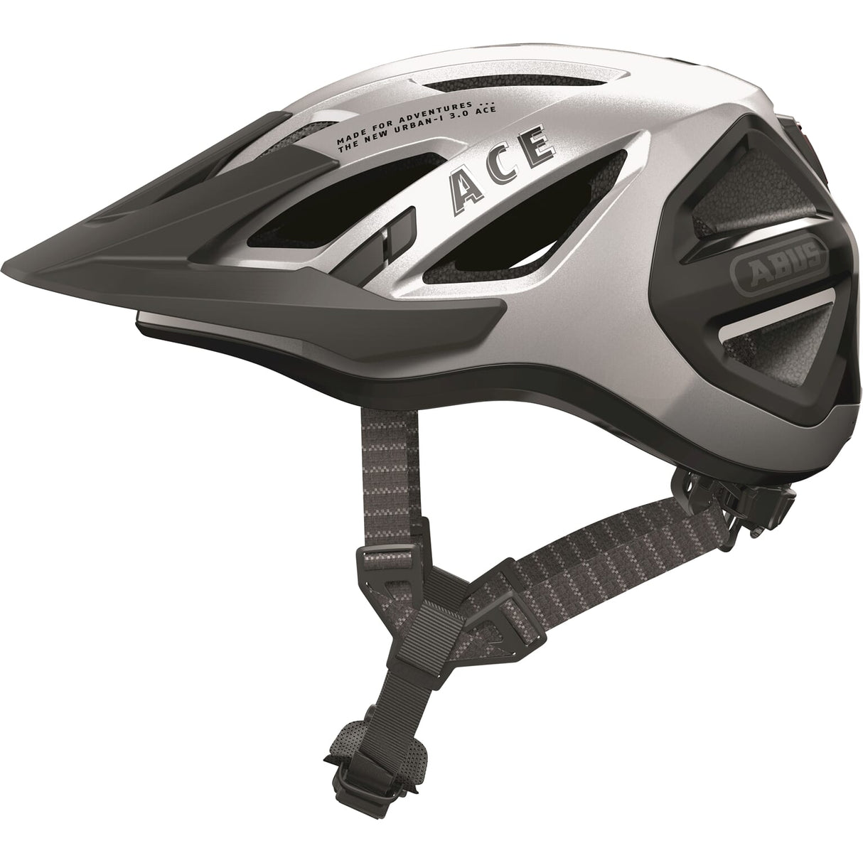 Abus Helmet Urban-I 3.0 ACE GLEAM Silver M 52-58cm