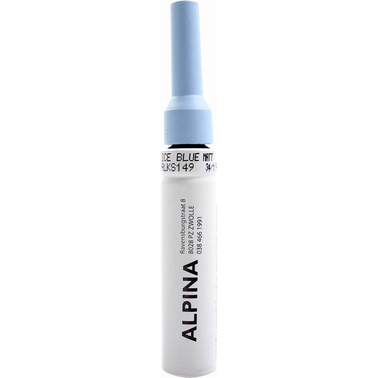 Alpina lakstift ice blue pms291 matt