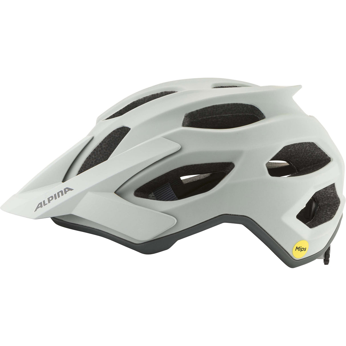 Olympische Sportbekleidung Alpina Sports MTB-Helm Apax Mips 57-62 Mattgrau