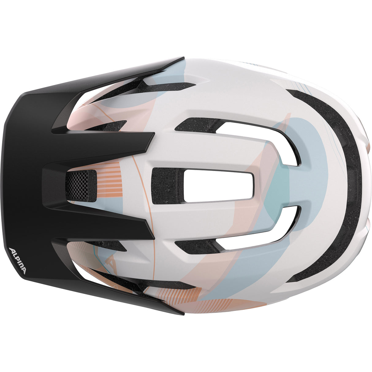 Olympische Sportbekleidung Alpina Sports MTB-Helm Taunus Mips 52-56 mattweißer Sand