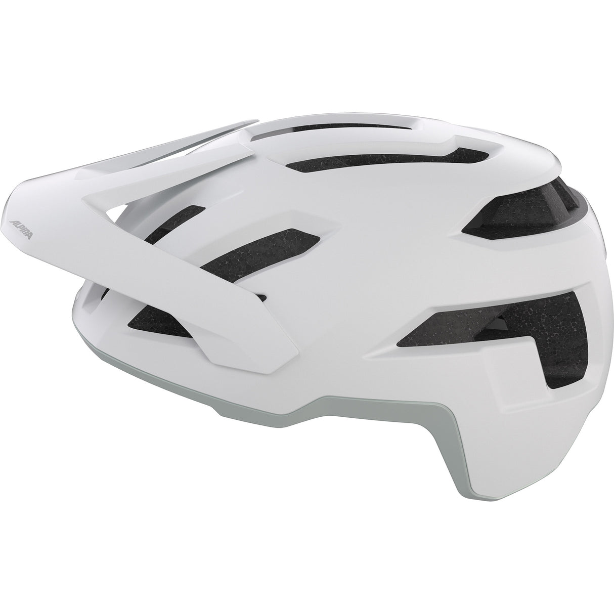 Olympia-Sportbekleidung Alpina Sports MTB-Helm Taunus 52-56 mattweiß