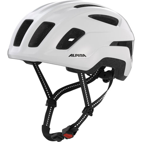 Olympische Sportbekleidung Alpina Sports Urban Helm Paranus 55-59 glänzend weiß