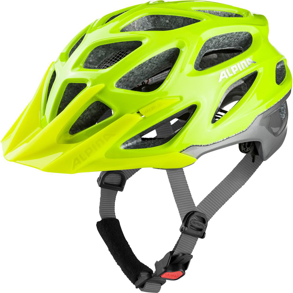 Olympiasportbekleidung Alpina Sports Tour Helm Mythos 3.0 l.e. 57-62 glänzend fluoreszierend