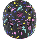 Olympiasportbekleidung Alpina Sports Kinderhelm Ximo Flash Schwarz-Konfetti 47-51 matt