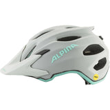 Olympiasportbekleidung Alpina Sports Kinderhelm Apax jr. mips 51-56 matt türkisgrau