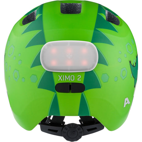 Olympiasportbekleidung Alpina Sports Kinderhelm Ximo 2 Flash Green Dino 49-54 matt
