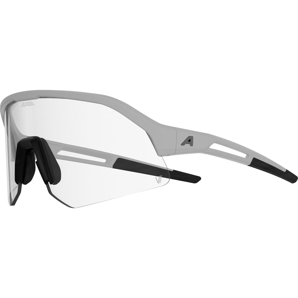 Olympische Sportbekleidung Alpina Sports Sportbrille Sonic HR M V Mattweiß