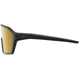Alpina Sports Sportbrille Ram Q-Lite Gold Mirror Schwarz
