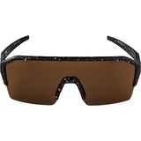 Olympische Sportbekleidung Alpina Sports Sportbrille Ram HR Q-Lite Red Mirror Lens Schwarz