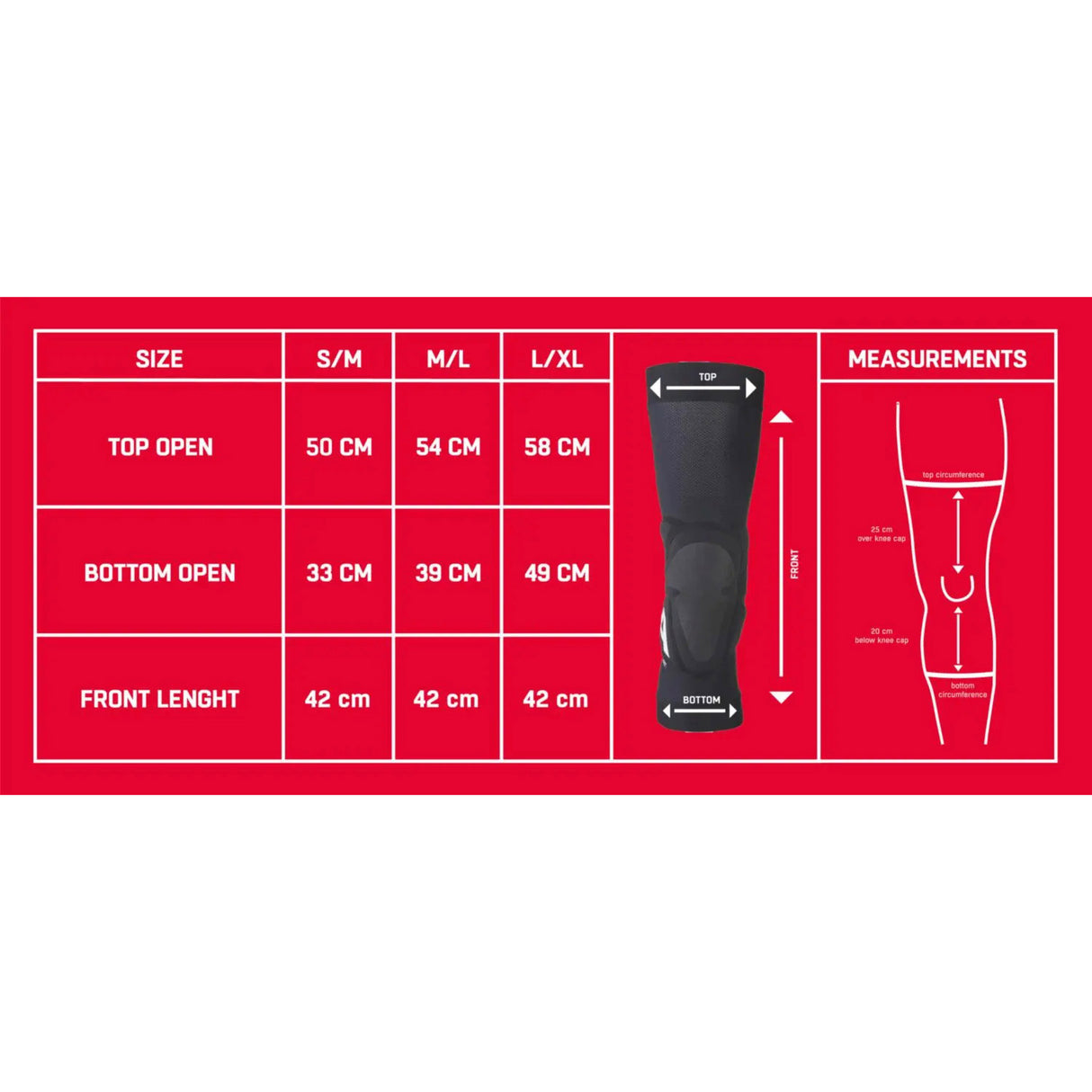 Olympiasportbekleidung Alpina Sports Knieschoner M-L Schwarz
