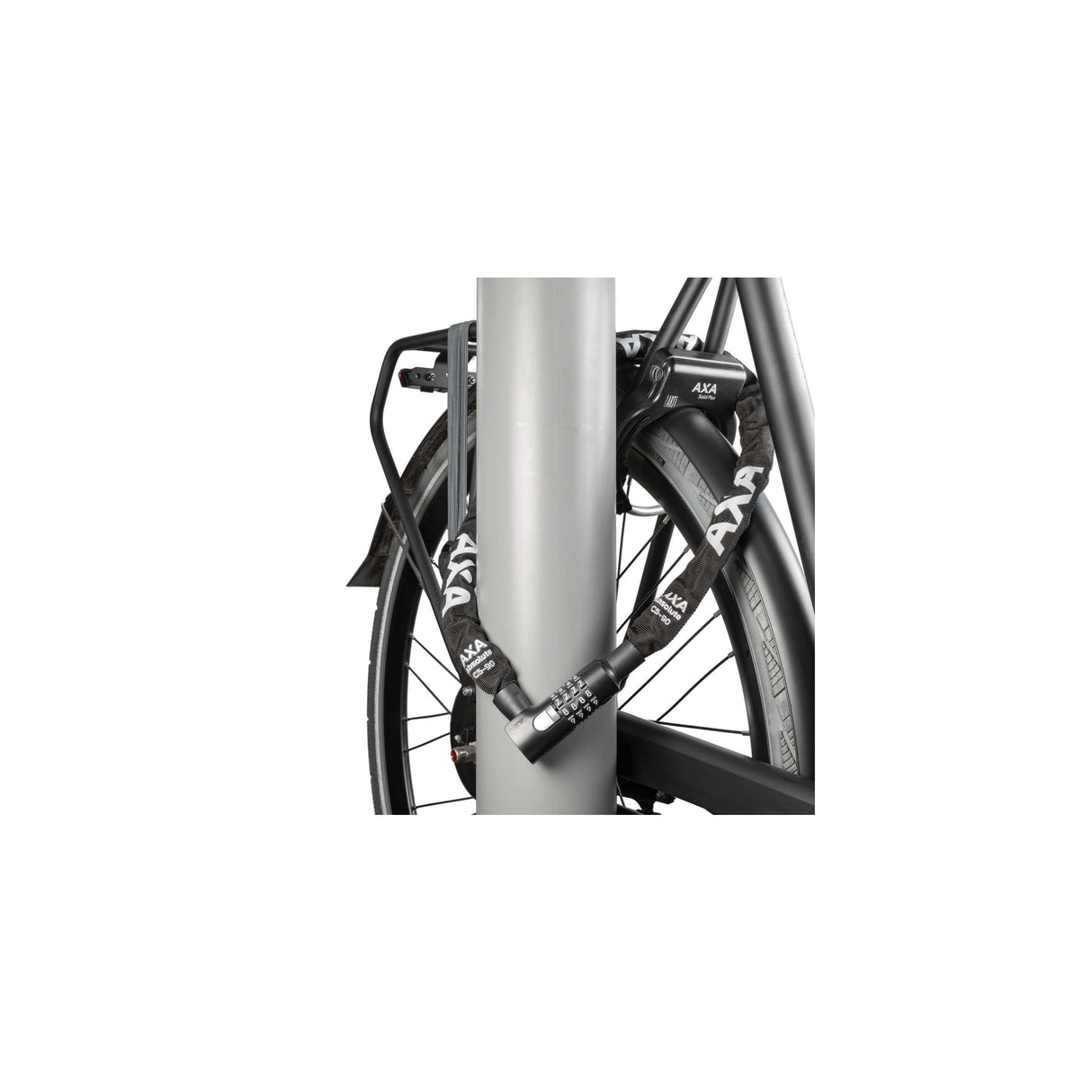 Axa-Schlosskette absolut 5-110 schwarz Sicherheitsindex 7