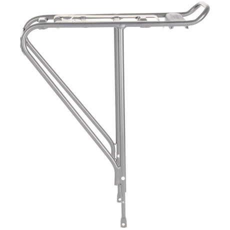 Olympische Sportbekleidung Atranvelo Heckträger Tour Lite am AVS 28 Aluminium Silber