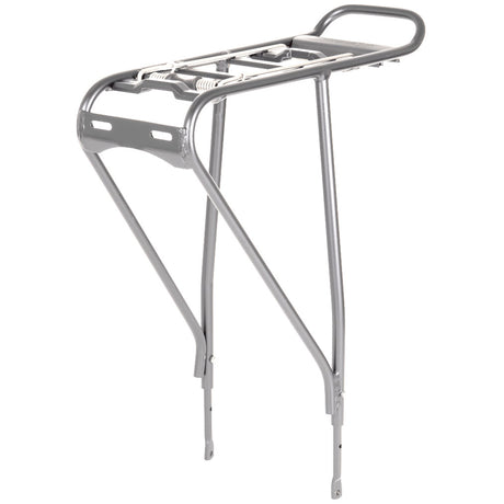 Olympische Sportbekleidung Atranvelo Heckträger Tour Lite am AVS 28 Aluminium Silber