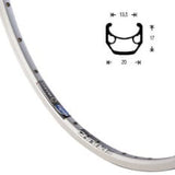 Rigida Ryde Felge 28 Chrina Alu 20mm 36 14