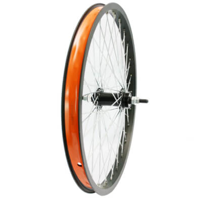 Hb hënneschter Rad 20 Freestyle 10mm als schwaarz Zink Spk