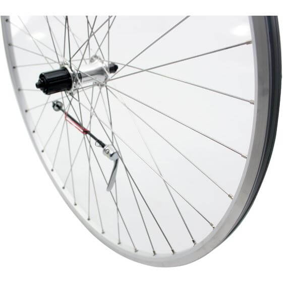 Roland Rear Wheel 28 x 1 outages Cass 9V racing silver stainless steel SPK