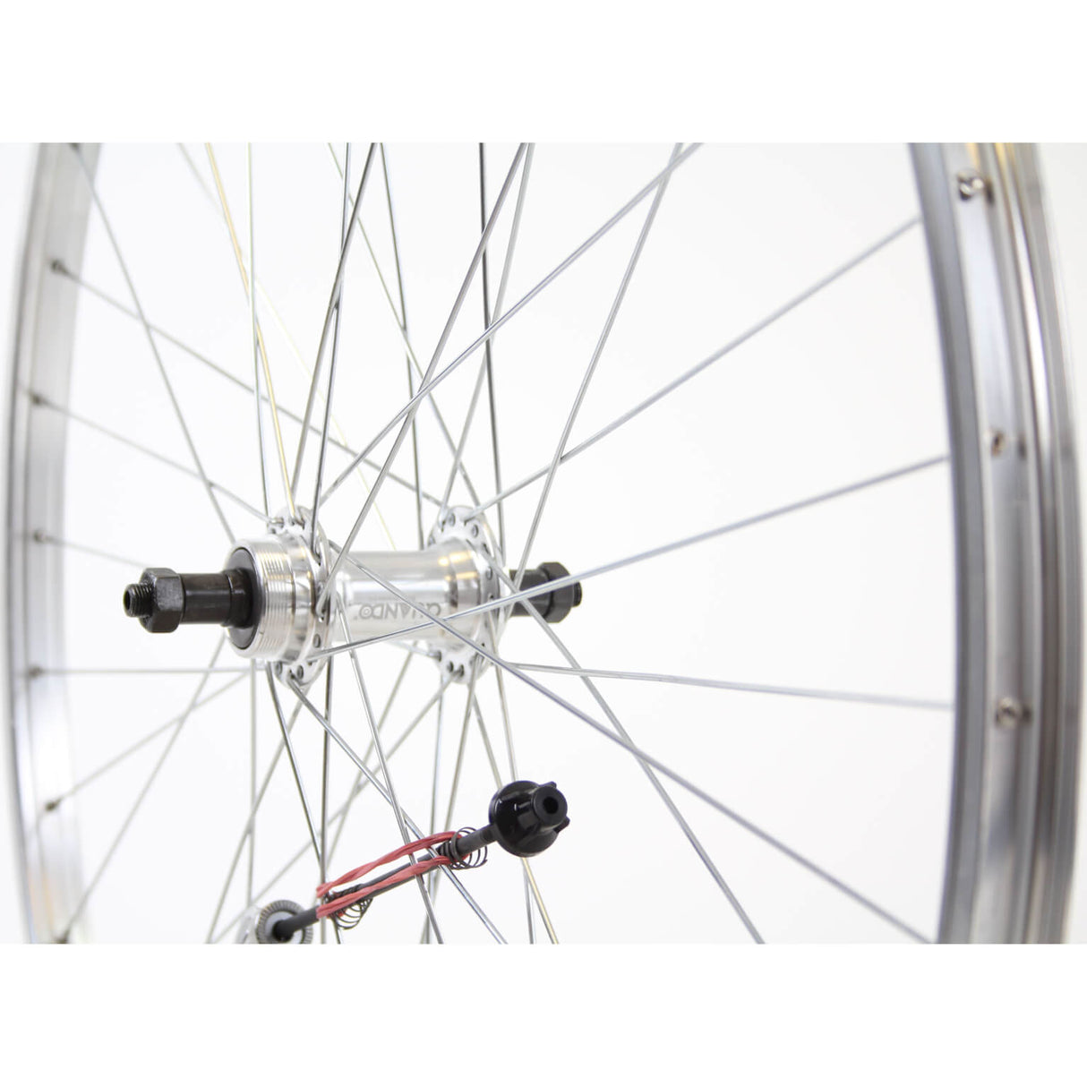 Roue arrière Roland 28 Freewh Alu As26 Silver Zink Spk