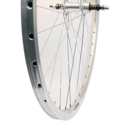 Roland Rear Wheel 28 Fixed FreeWH Alu V-Profil Silver Zinc SP