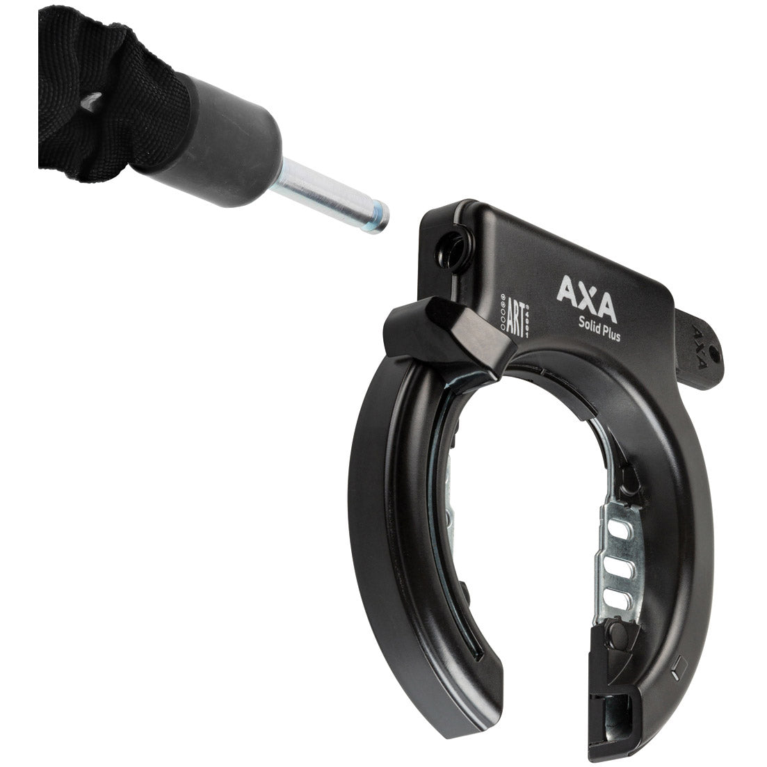 Axa Rahmenschloss Solid Plus Schwarz (auf Karte)
