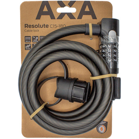 Axa Kabelschloss Resolute C15 180 Code (Karte)