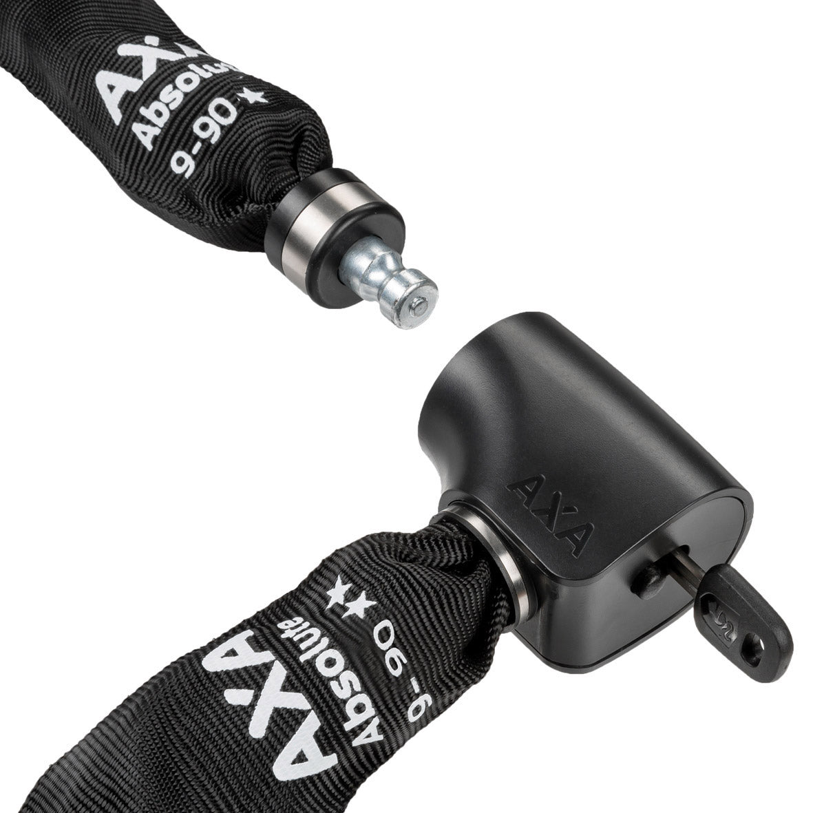 Axa Kettenschloss absolut 9-90cm Art** schwarz