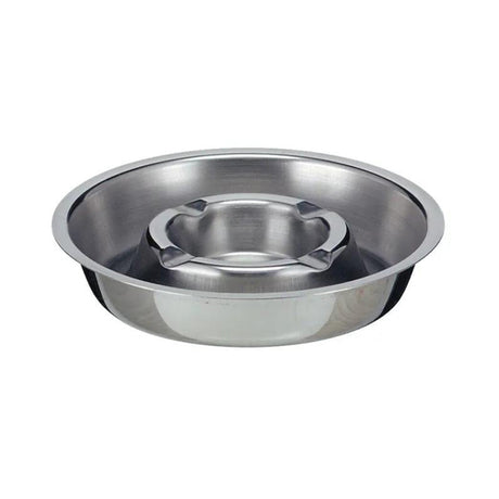 Asbak roestvrijstaal (16cm)