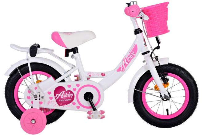 Volare Ashley Children’s Bicycle - Girls - 12 Inch - White