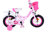 Chicas de bicicleta infantil de Vlare Ashley de 12 pulgadas rosa dos frenos de mano