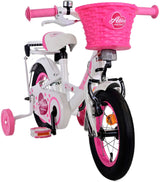 Volare Ashley Children's Bicycle - Mädchen - 12 Zoll - Weiß