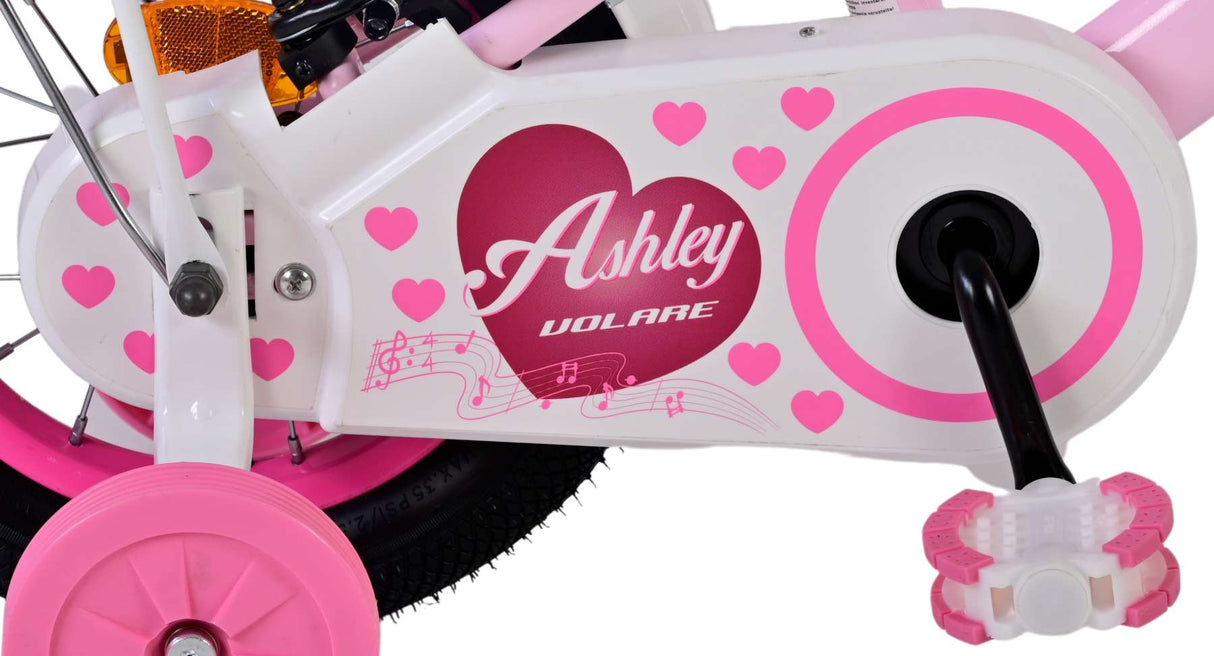 Volare Ashley Children's Bike Girls 12 -Zoll -Pink -Zwei -Hand -Bremsen