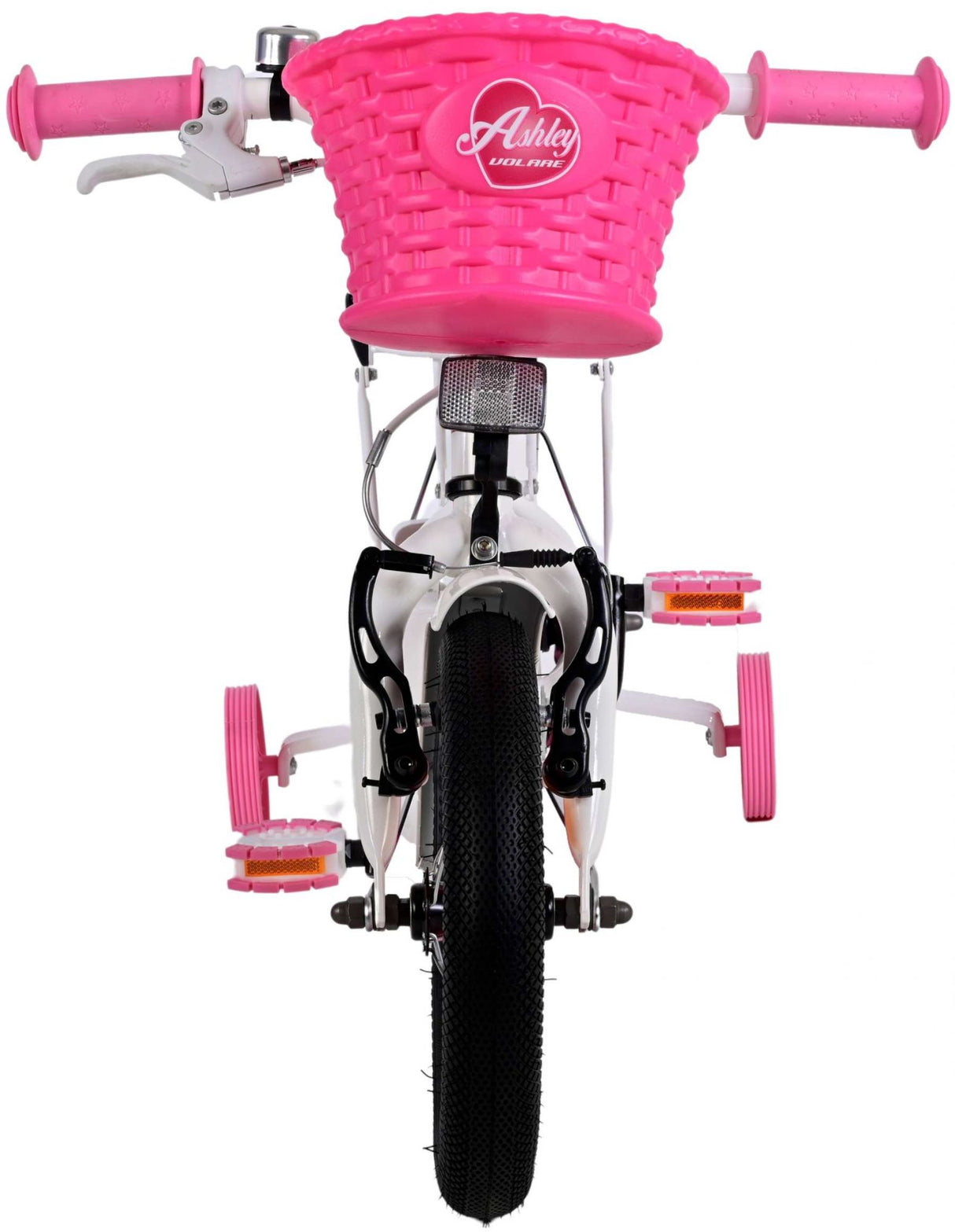 Volare Ashley Children's Bicycle - Mädchen - 12 Zoll - Weiß