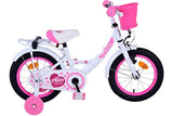 Volare Ashley Children's Bicycle - Girls - 14 Inch - White