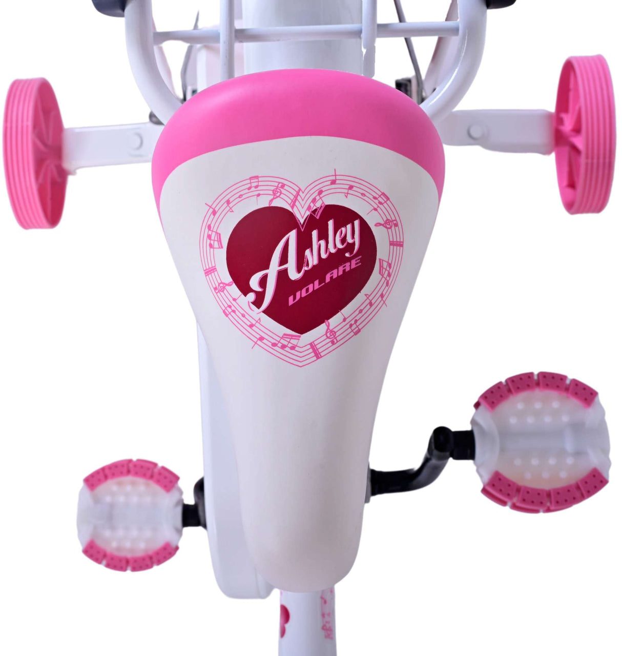 Volare Ashley Children's Bicycle - Girls - 14 Inch - White