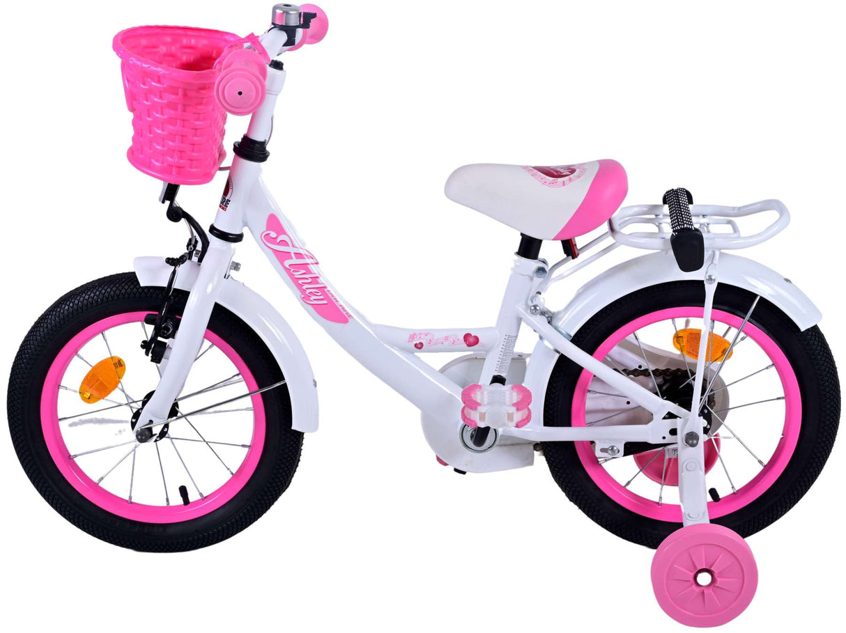 Volare Ashley Children's Bicycle - Girls - 14 Inch - White