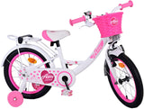 Bike per bambini di Vlatare Ashley - Girls - 16 pollici - Bianco